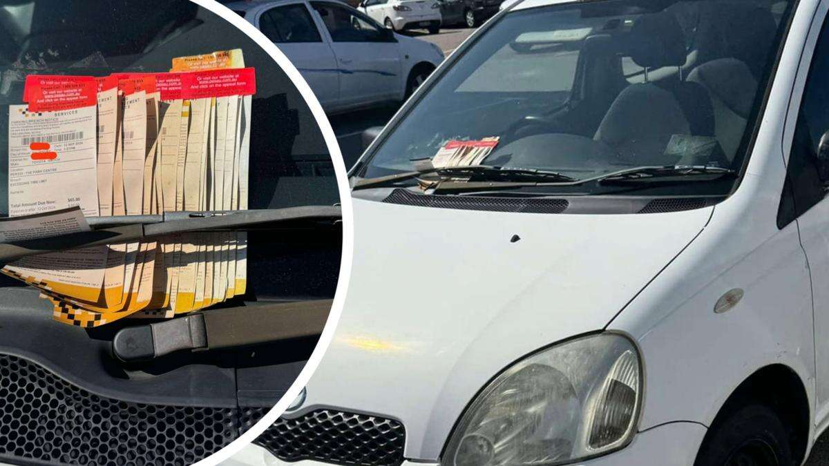 Perth car racks up eye-watering number of parking fines