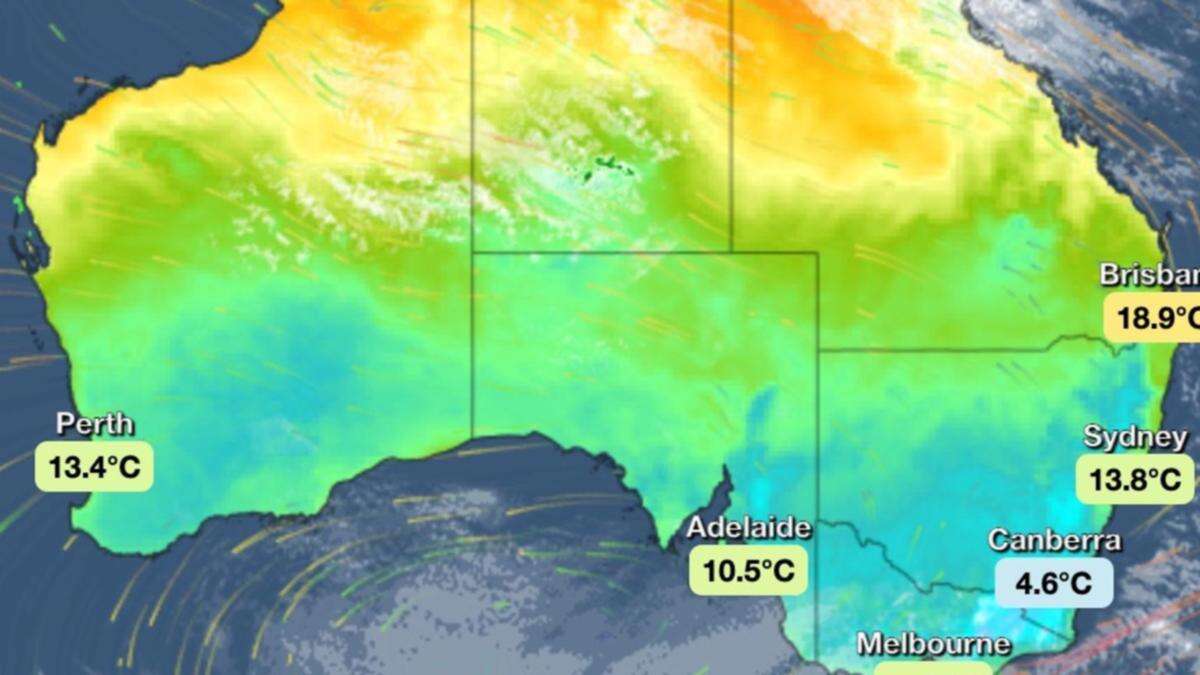 Cold snap record broken in major Aussie city