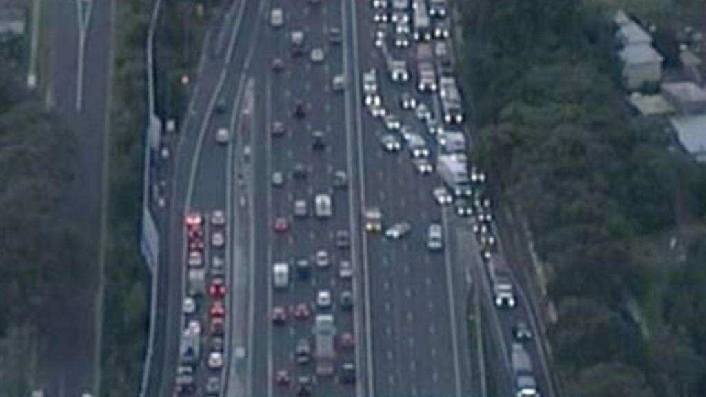 Commuter chaos on Sydney’s M4 motorway