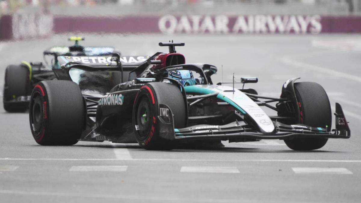 Russell fastest for Mercedes in final Baku practice