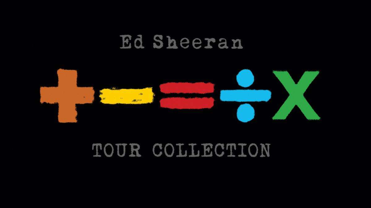 Ed Sheeran announces +-=÷× (TOUR COLLECTION)