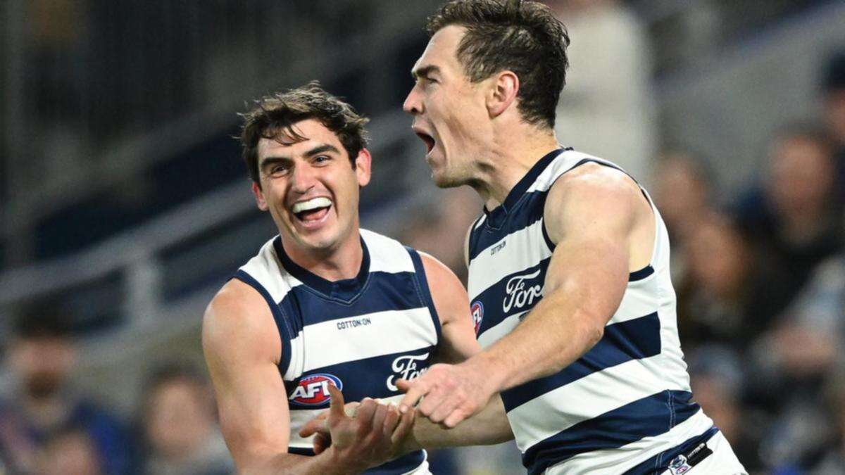 Cats gun De Koning injured in tight AFL win over Crows