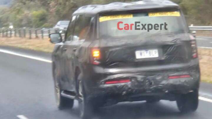 2025 Nissan Patrol spied testing in Australia