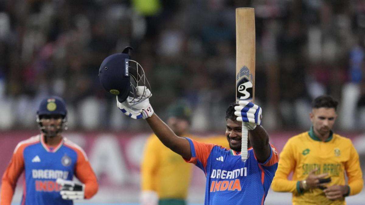 Samson century drives India to T20 victory over Proteas