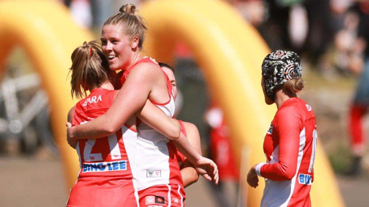 Swans blitz Eagles in last game to break losing streak