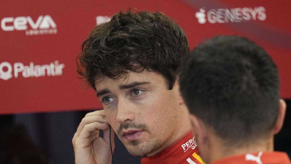 Charles Leclerc fined for swearing by F1 stewards