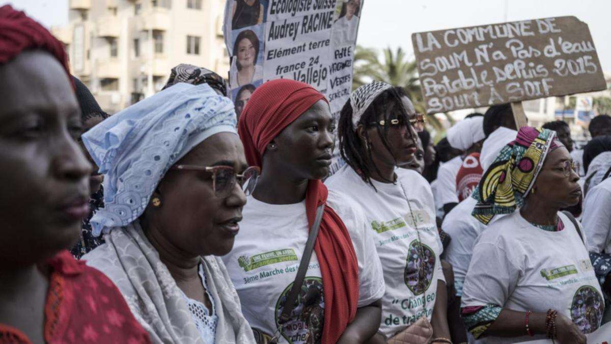 Senegalese women rally, take aim at polluting countries