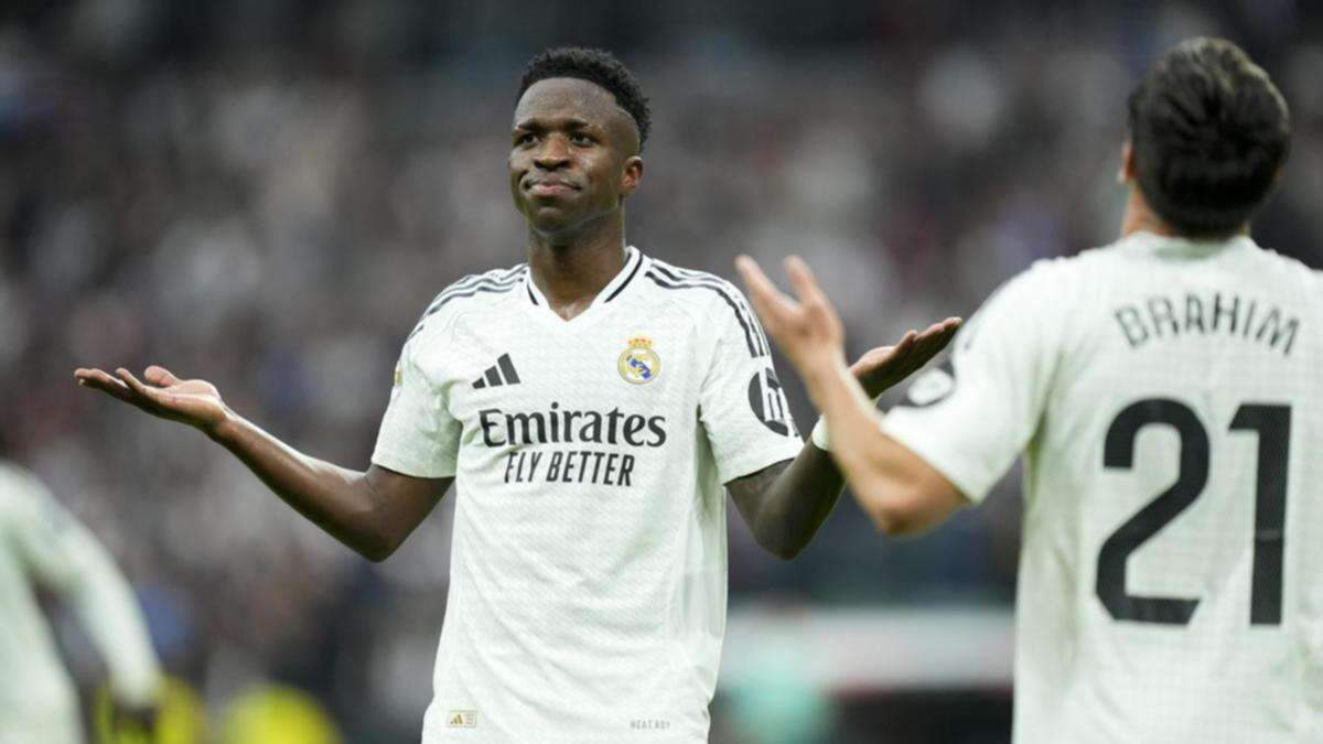 Vinicius hat-trick for Real dampened by Militao injury