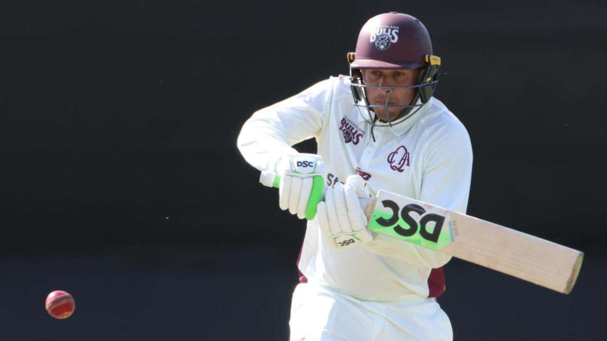 Qld's Khawaja makes half-century in rainy Shield clash