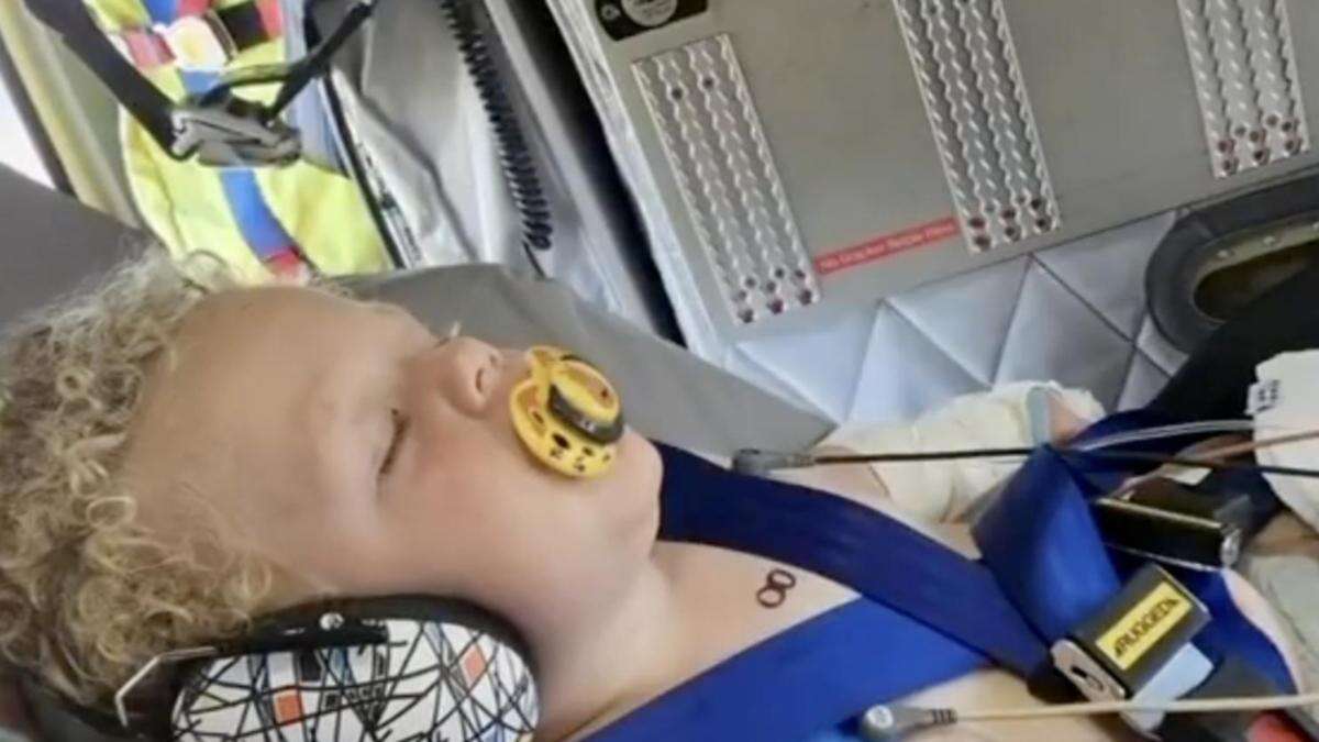 Boy’s lucky escape from deadly snake bite