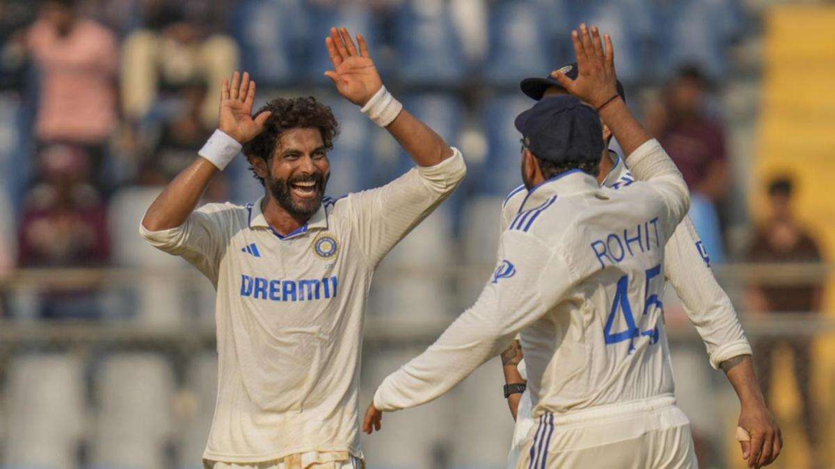 Advantage India as Jadeja, Ashwin spin NZ into trouble