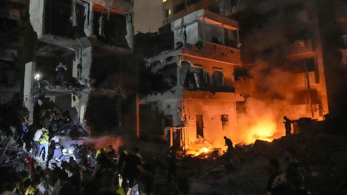 Mass casualties as Israel strikes central Beirut