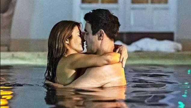 Real-life Home and Away lovers caught skinny dipping on set