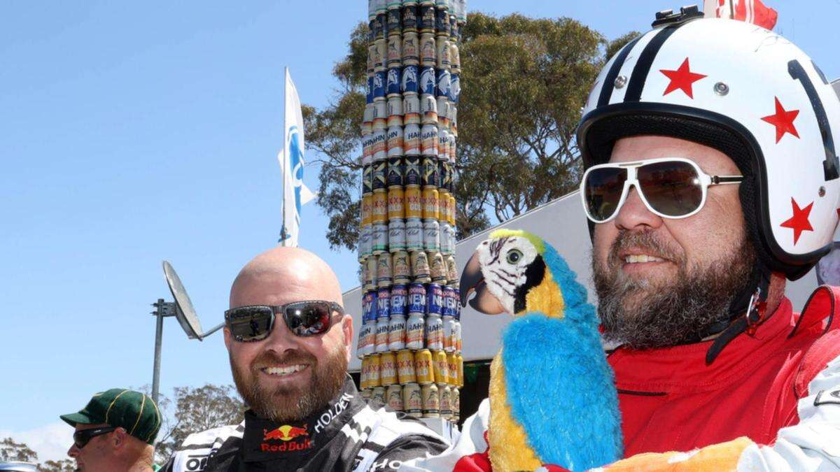 Wacky scenes at iconic Aussie race