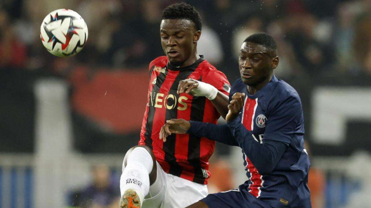 PSG held to a 1-1 draw at Nice despite Dembele return