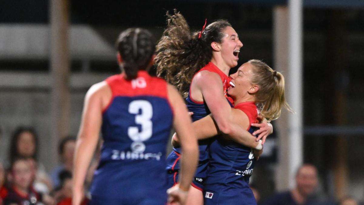 Demons shock Crows in AFLW thriller