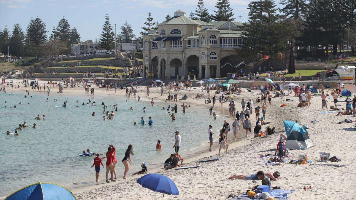 Perth warming up as city records hottest day in six months