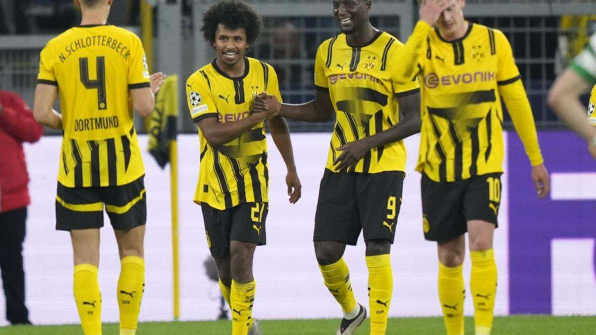 Dortmund in seventh heaven after thrashing Celtic