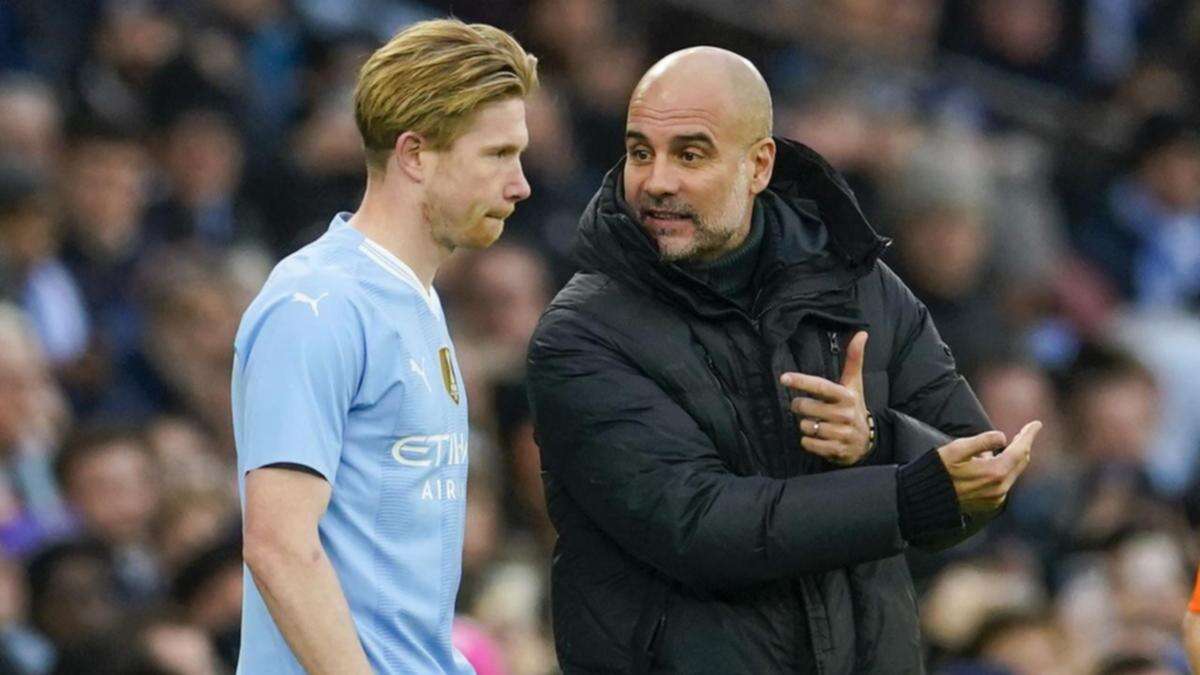 Guardiola denies rift with Man City star De Bruyne