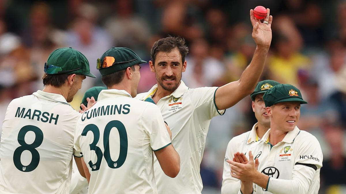 Starc takes six after first-ball wicket lifts Aussies on day one