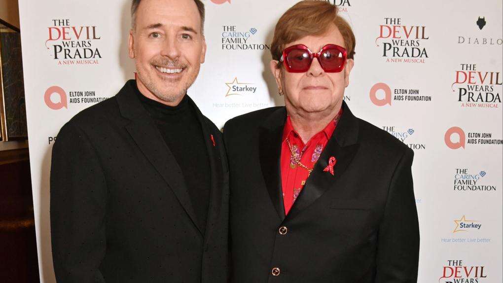 Sir Elton John hails husband David Furnish his 'rock' amid eyesight battle