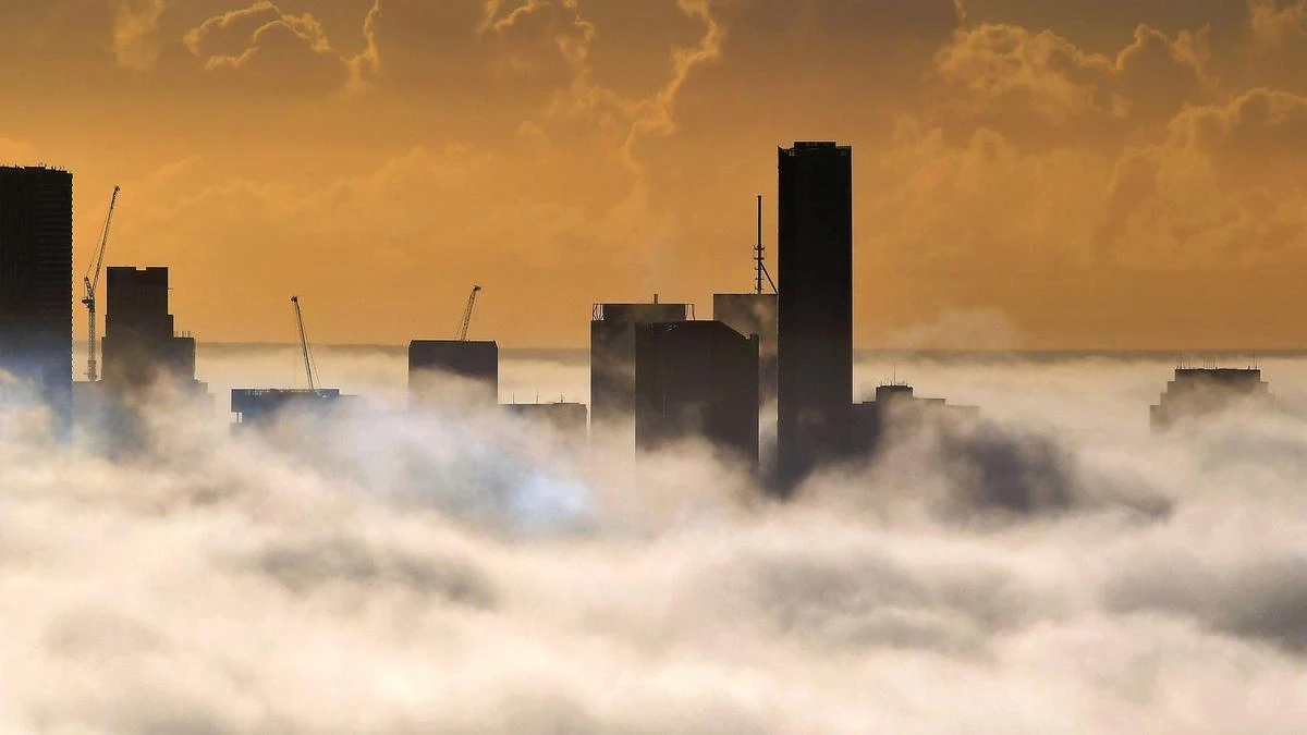 ‘Dangerous’ conditions as fog blankets city