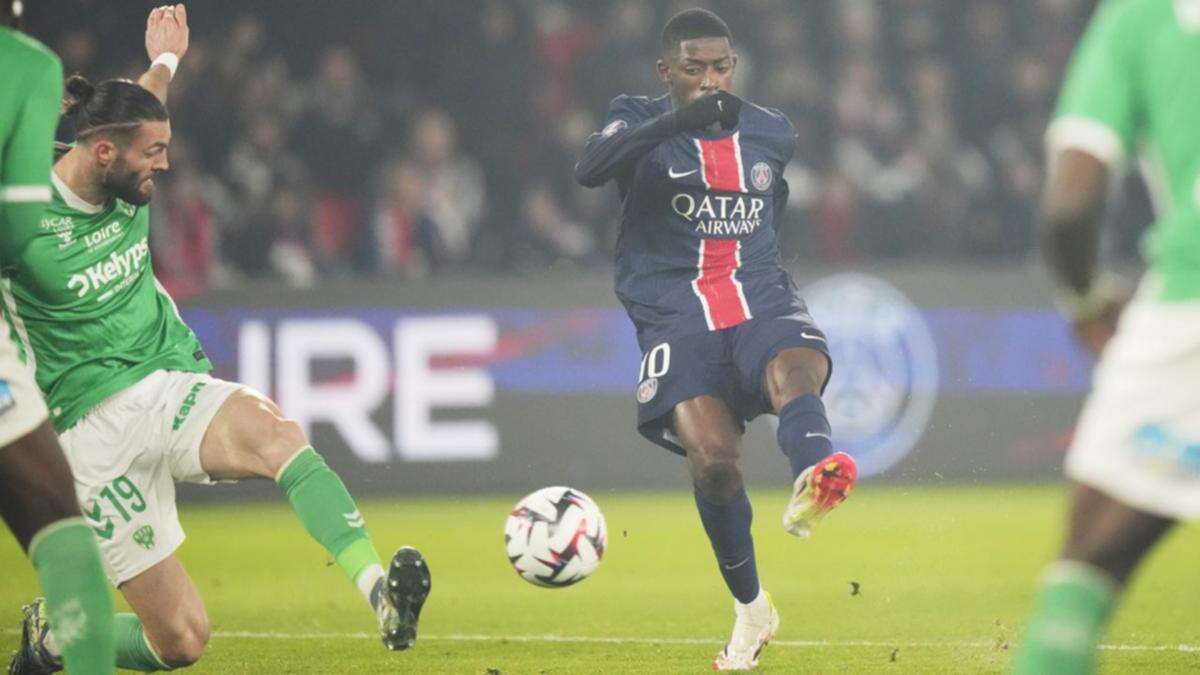 Dembele double as PSG remain unbeaten in French league