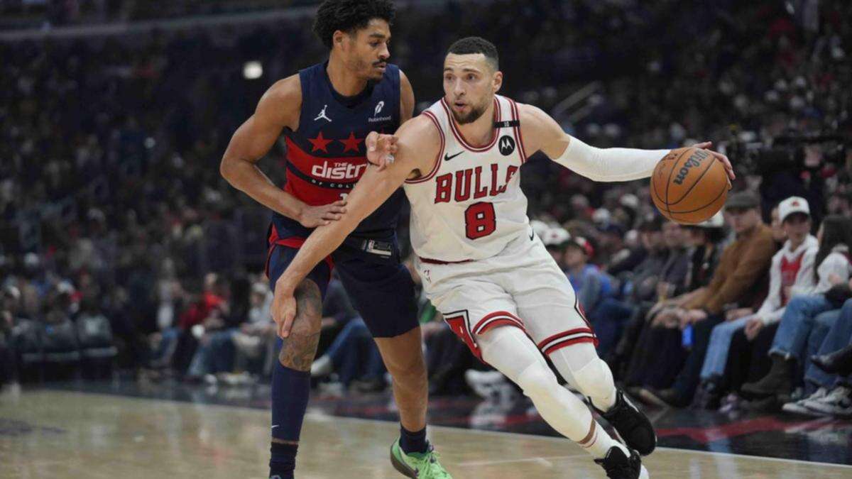 Lavine, Giddey help Bulls streak away from Wizards