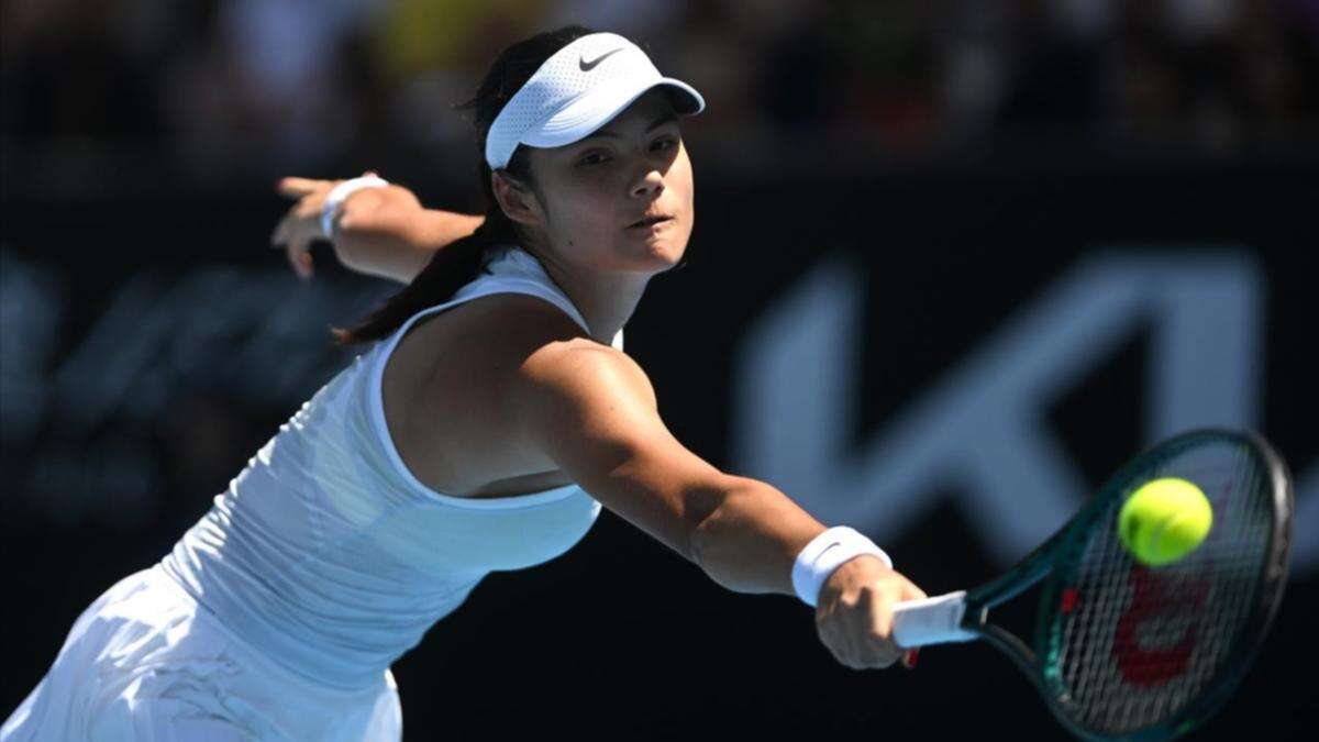 British star Raducanu into 2nd round of Australian Open