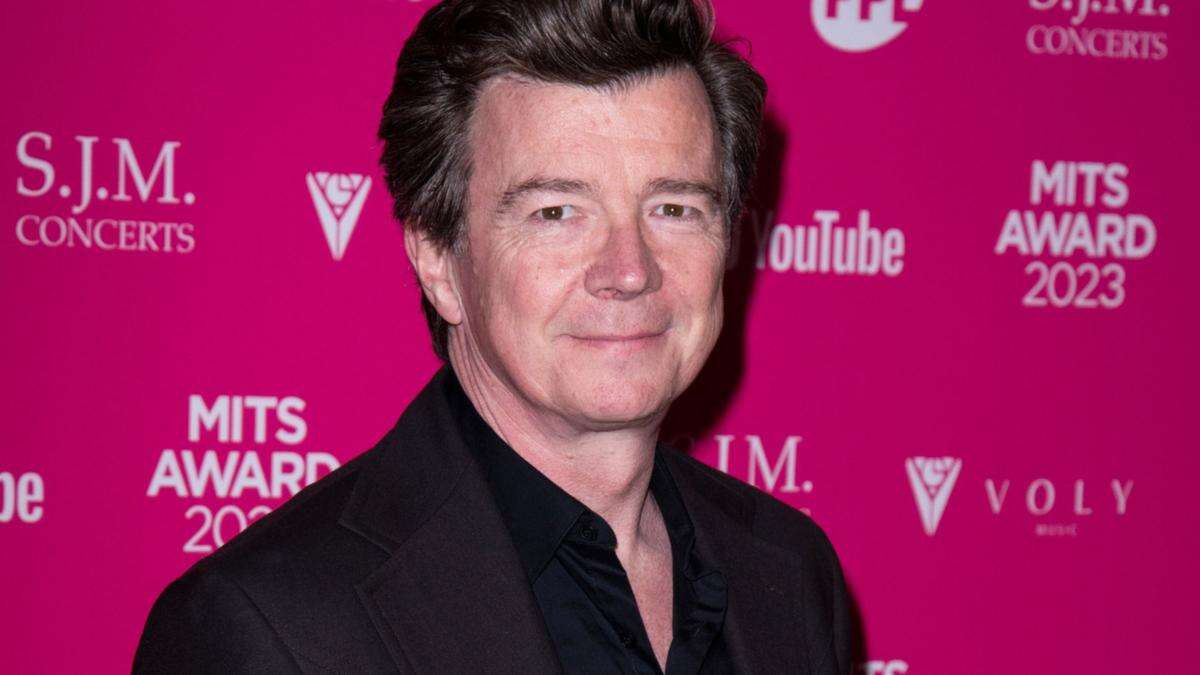 Rick Astley wore space suit to Sir Elton John's party