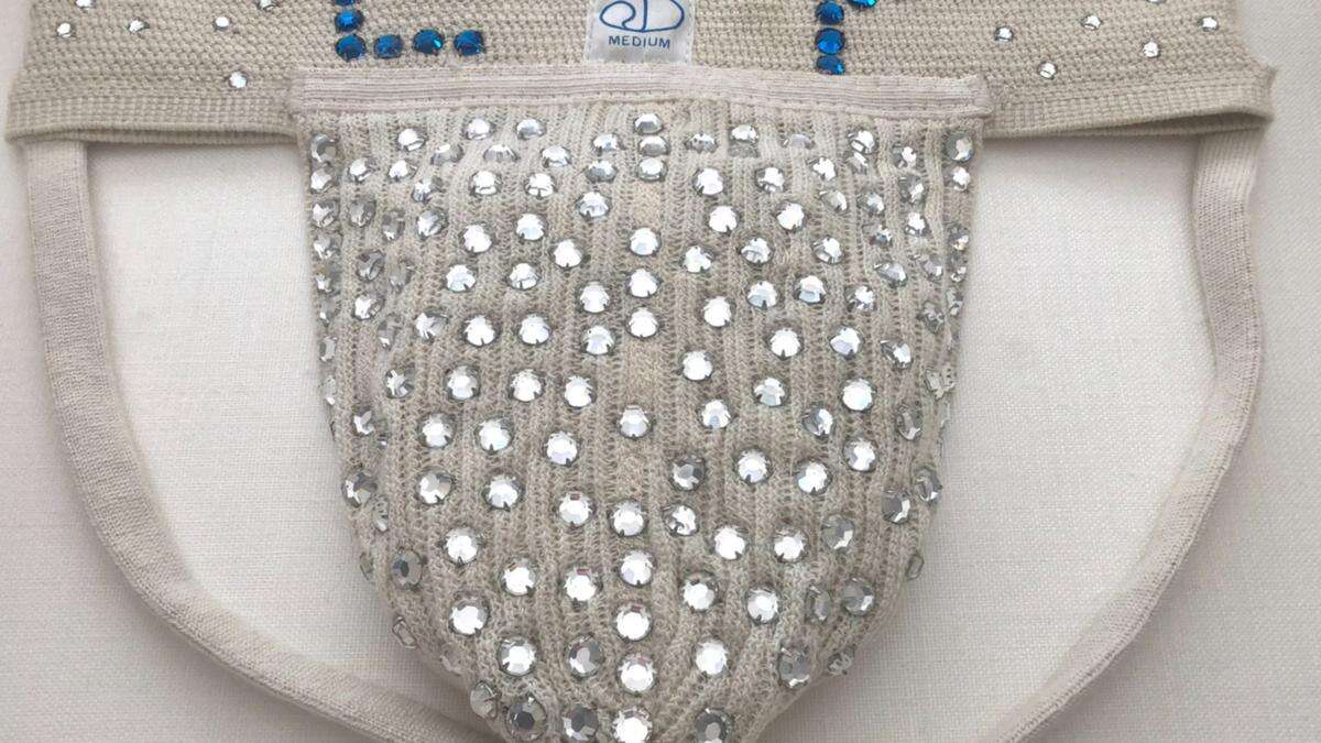 Elvis Presley's personalised jockstrap for sale