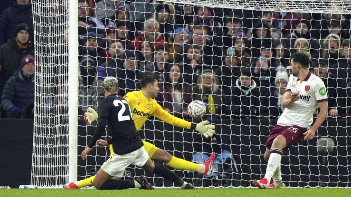 Villa fight back to oust Potter's West Ham from FA Cup