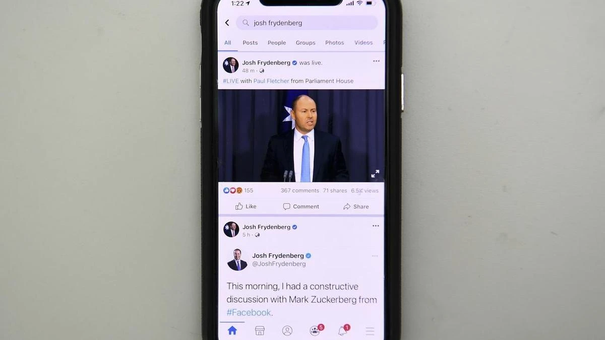 Aussies turn away from Facebook for news
