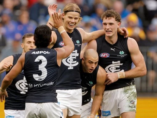 Injury carnage as Blues beat Eagles in the wet