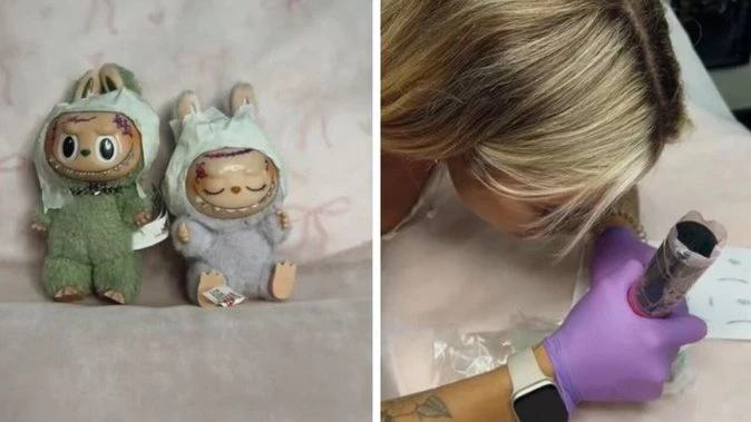 Gen-Z are now getting Labubus tattooed
