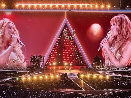 Miley Cyrus and Beyonce perform Grammy-winning duet in Paris