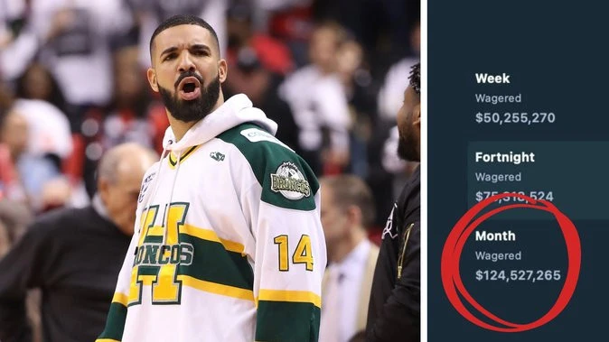 REVEALED: Jaw dropping amount Drake has gambled and lost