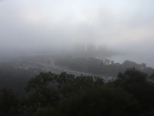 Fog blankets Perth as city to cop another drenching