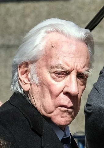 Donald Sutherland wore gas mask to cast party