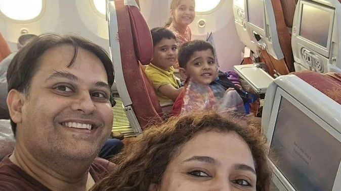 Haunting image as entire family killed on Air India flight