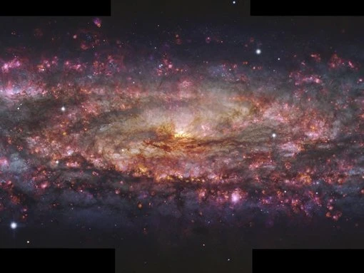 Astronomers reveal colour-packed image of galaxy