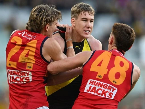 Frustrated Tigers star Lynch facing ban for wild swing