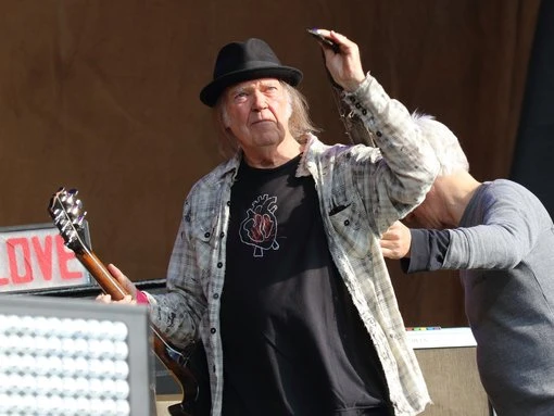 Neil Young bans BBC from broadcasting Glastonbury headline set
