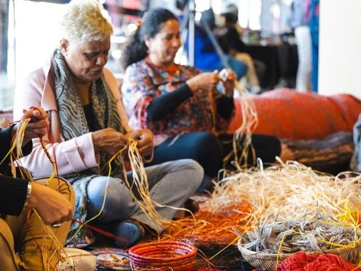 Indigenous art fair weaves legacy through every fibre