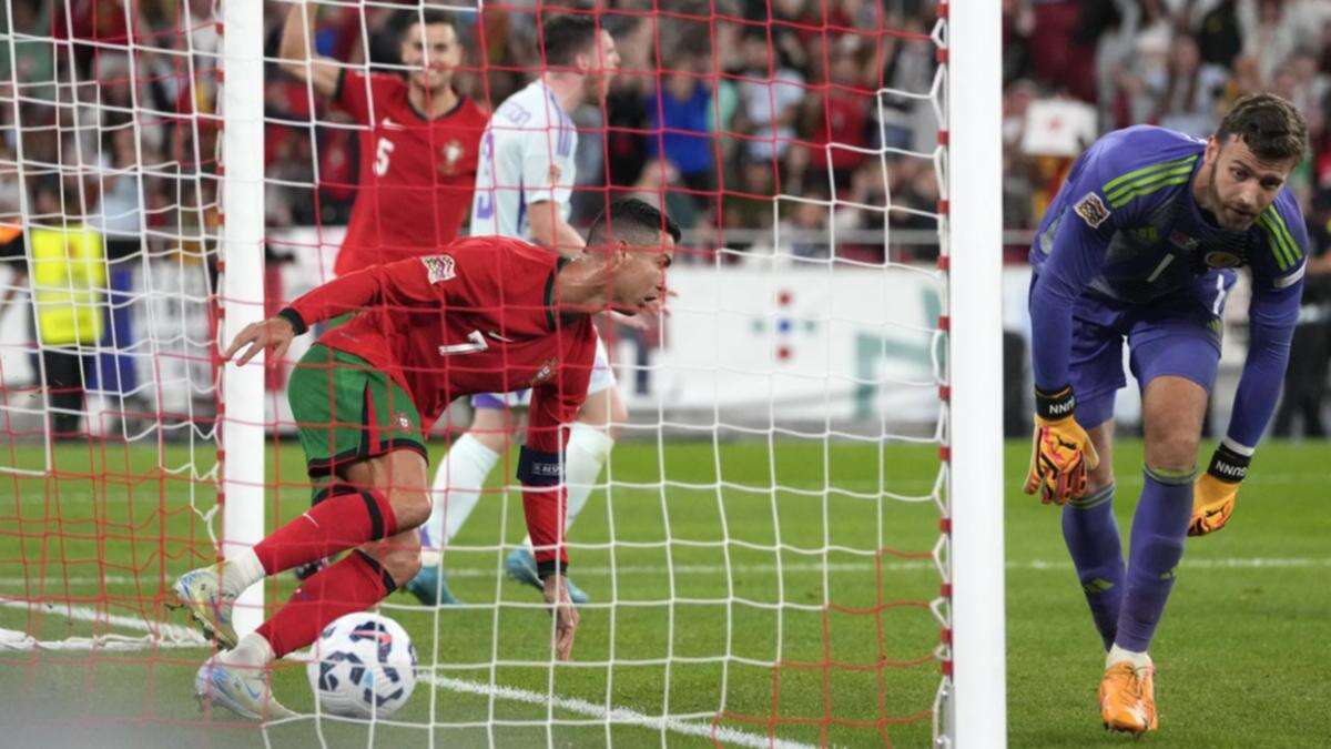 Super sub Ronaldo scores late winner for Portugal