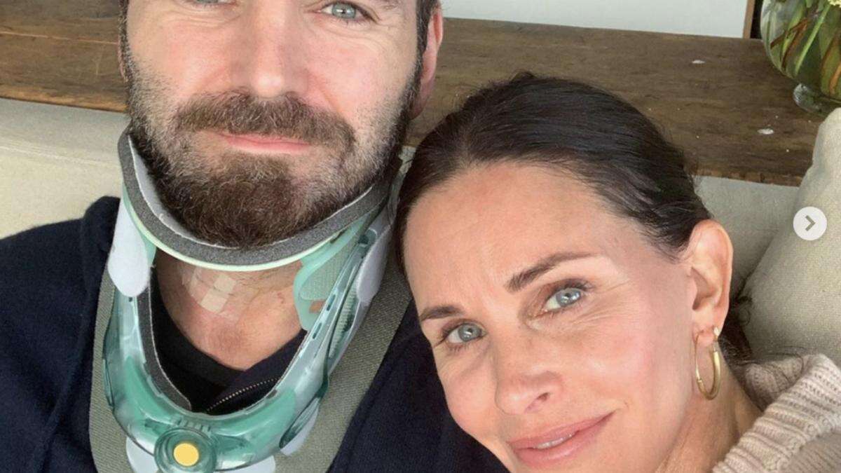 Johnny McDaid is 'lucky' to be with Courteney Cox