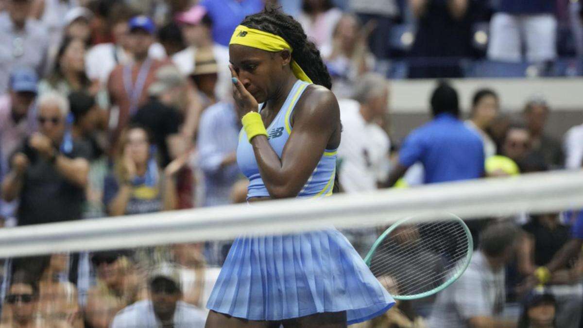 Gauff's US Open title defence over amid hail of errors