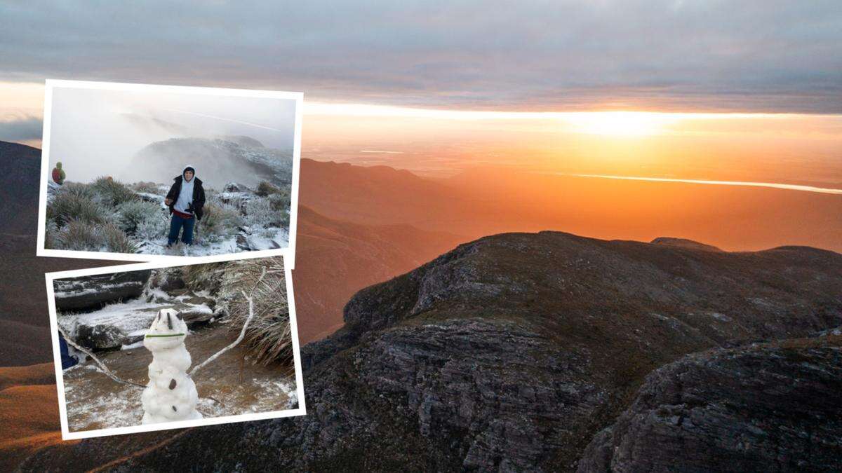 Snow buffs! Bluff Knoll could be the place to be today