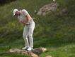 McIlroy's three-wood ends up in water after errant shot