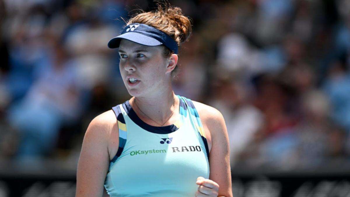 Czech breaks through to claim first WTA Tour title